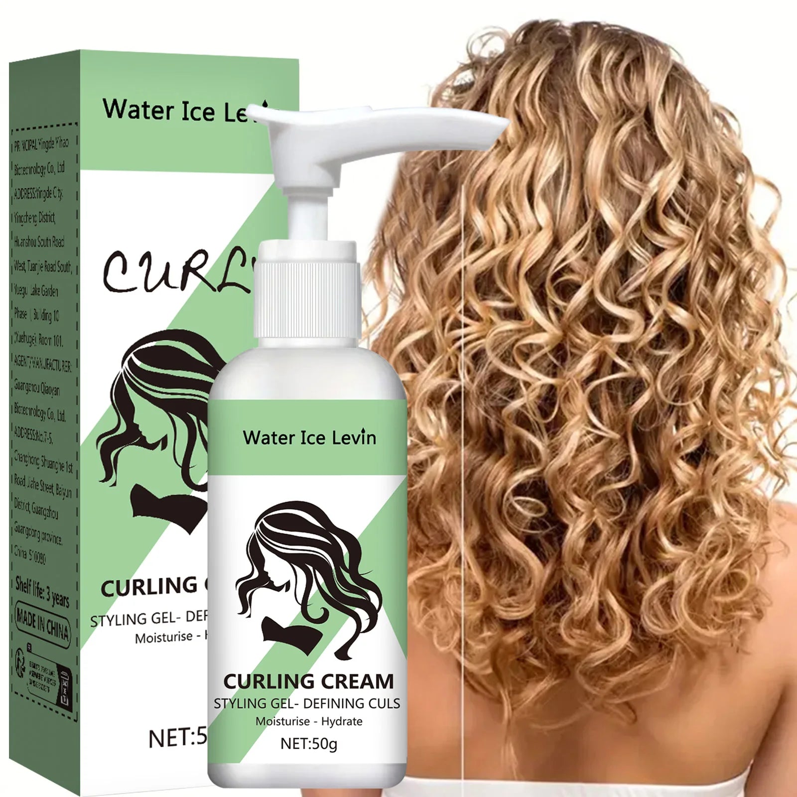 Curly Hair Cream Moisturizing Curly Hair Elasticity Styling Curly Hair Elasticity Conditioner Neutral Suitable for All Hair Types Oasis Select Default Title