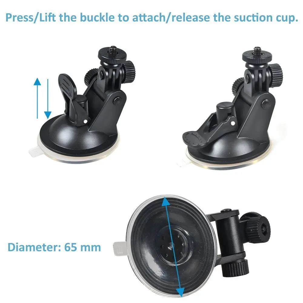 Suction Cup Mount for GoPro & Action Cameras | Car Window