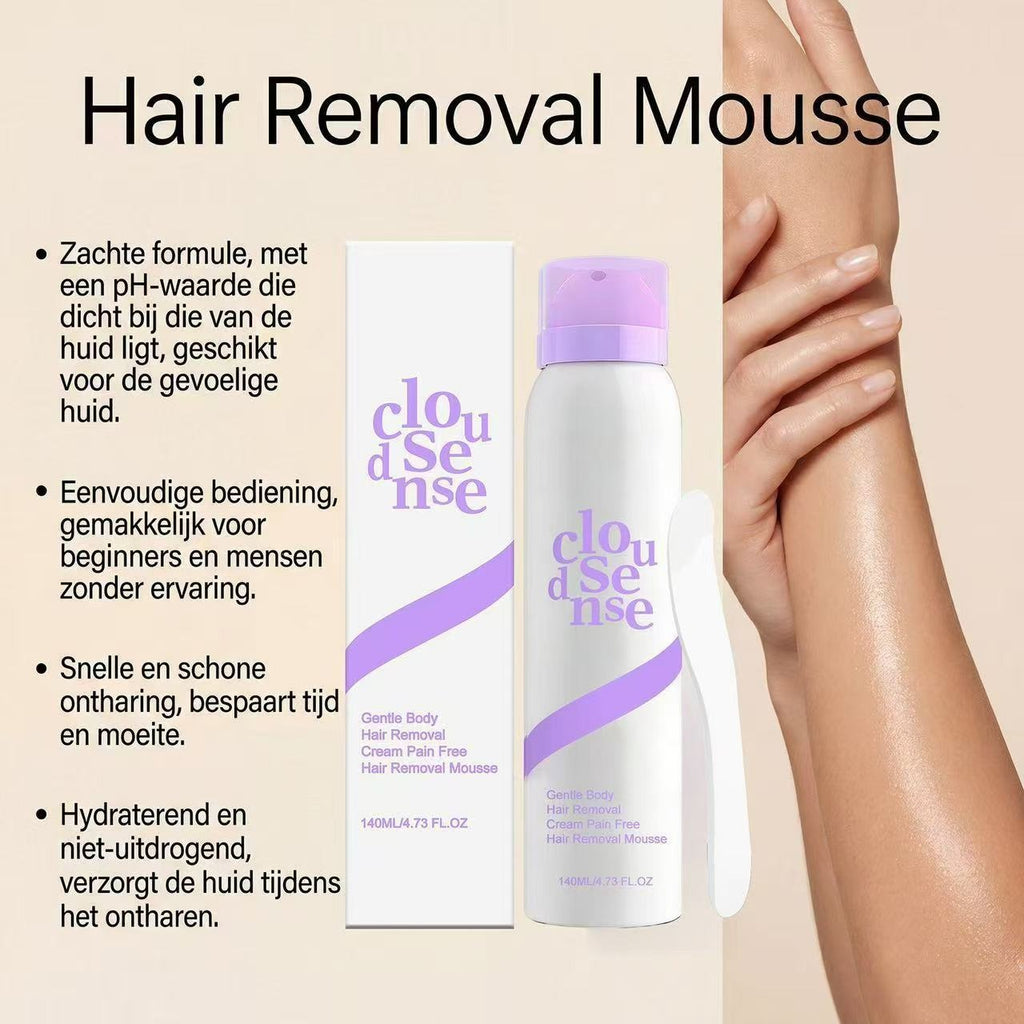 Gentle Hair Removal Mousse Spray – Soft, Smooth Skin | 140ml Hair Removal Spray Oasis Select