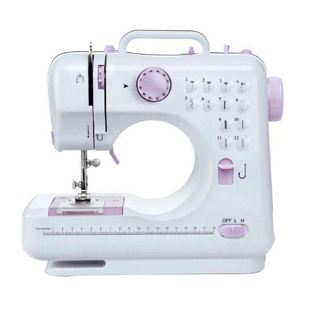Electric Sewing Machine for Beginners – 12 Stitches, Adj. Speed Electric Sewing Machine Oasis Select 505A EU Plug