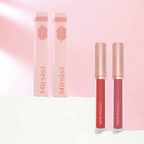 12-Color Matte Lip Gloss Set – Nude & Bold Shades Matte Lip Gloss Set Oasis Select