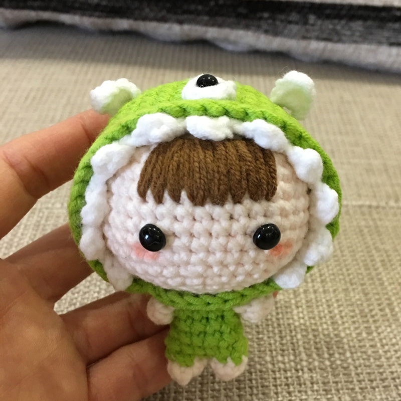 Crochet Doll Keychain Kit with Video Tutorial | DIY Craft Crochet Craft Kit Oasis Select 3 Style