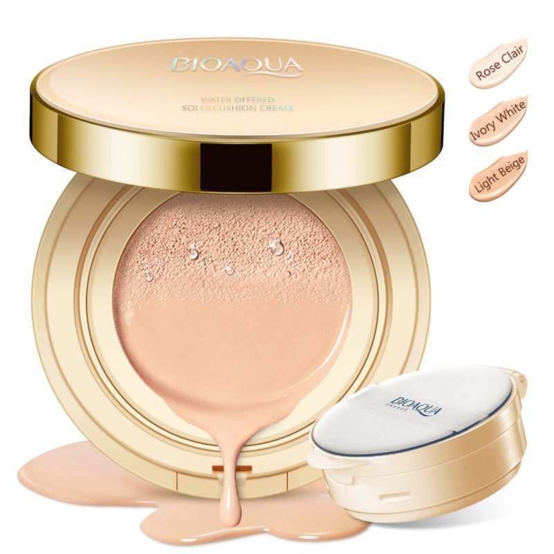 Bioaqua Air Cushion BB Cream – 3-Shade Concealer Foundation Air Cushion BB Cream Oasis Select