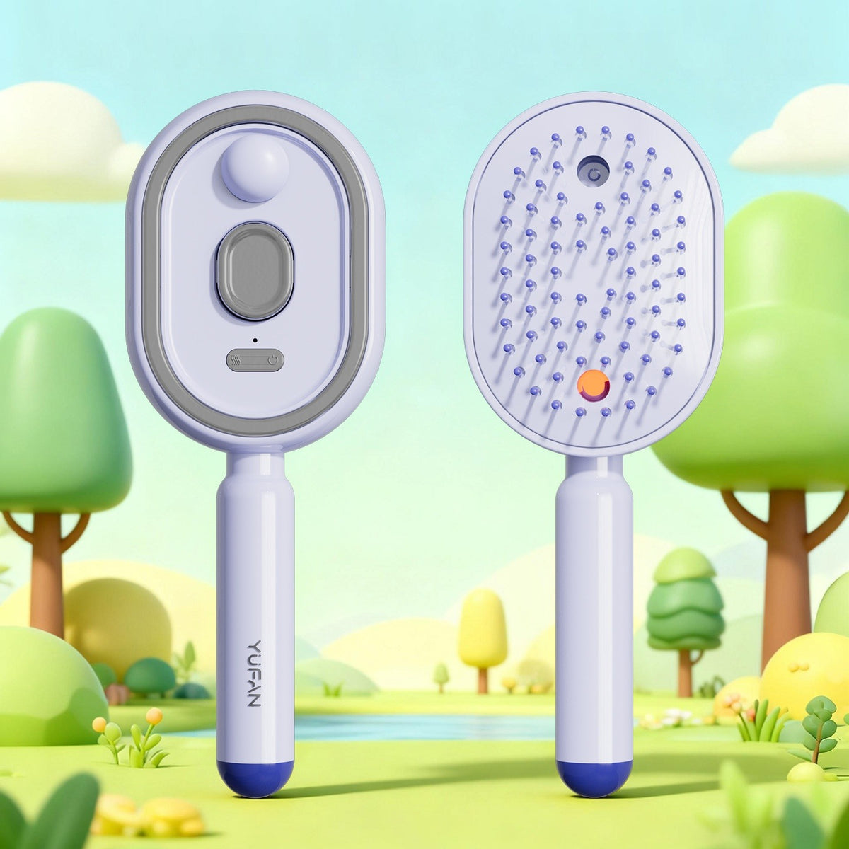 Electric Spray Airbag Massage Comb | USB-C Rechargeable Electric Hair Comb Oasis Select