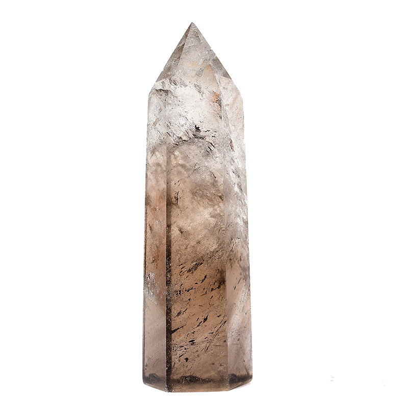 Natural Tea Quartz Crystal Stone – Polished Home & Office Decor Crystal Decor Stone Oasis Select