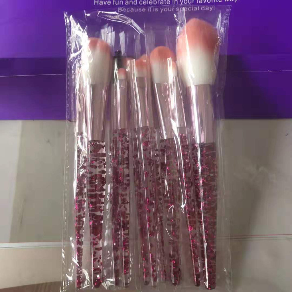 10-Piece Makeup Brush Set – Blend, Contour & Highlight Makeup Brush Set Oasis Select Orange opp