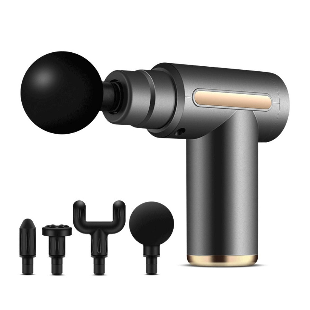 USB Mini Massage Gun with LED Display & 4 Heads Percussion Massage Gun Oasis Select