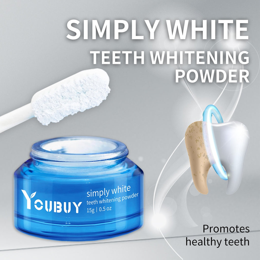 Teeth Whitening Brightening Powder | Daily Oral Care Teeth Whitening Powder Oasis Select