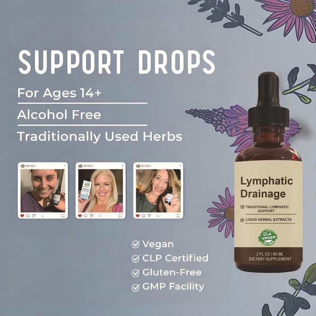 60ml Lymphatic Drainage Drops | Daily Wellness Body Drops Wellness Body Drops Oasis Select
