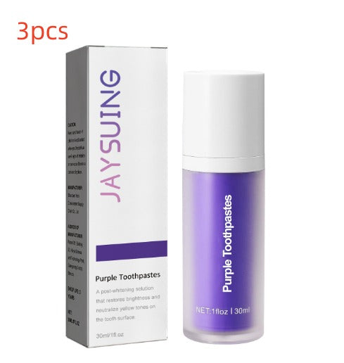 Purple Teeth Whitening Toothpaste 30ml – Fresh Breath Whitening Toothpaste Oasis Select