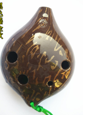 6-Hole Alto Ocarina | Eco-Friendly Resin, Multiple Designs Alto Ocarina Oasis Select Black