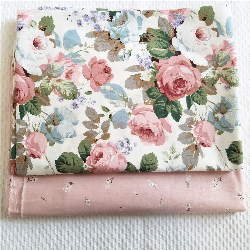 Pastoral Floral Twill Cotton Fabric – 1.6m Wide | DIY Sewing Cotton Craft Fabric Oasis Select