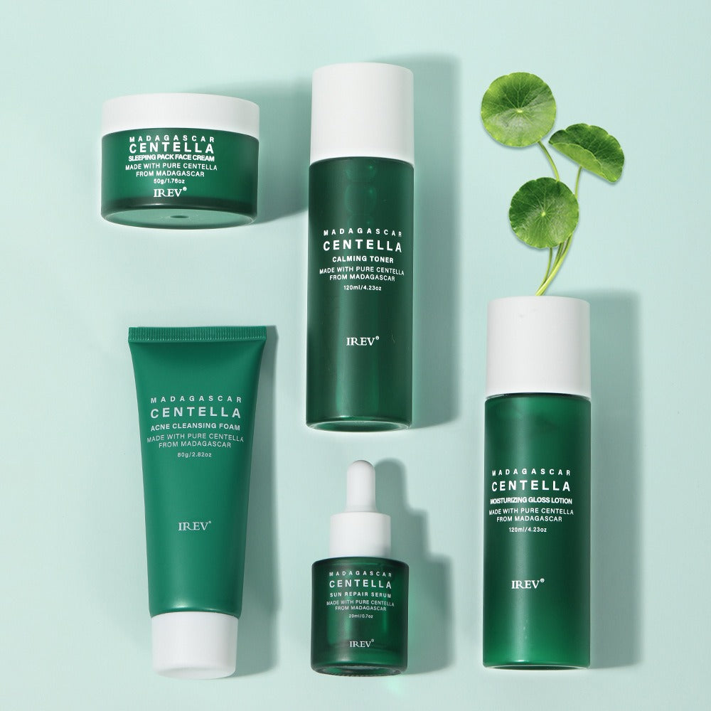Snow Grass Facial Skincare Set – Toner, Serum, Cream & More Facial Skincare Set Oasis Select