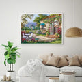 5D Diamond Painting Landscape Full Round Drill Kit Diamond Painting Kit Oasis Select