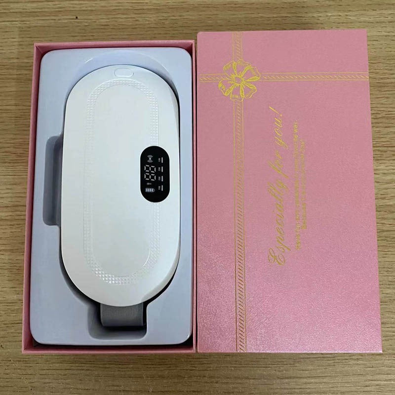 Smart Heating Pad Belt – Warmth & Vibration Massage | USB Heating Massage Belt Oasis Select White With Box