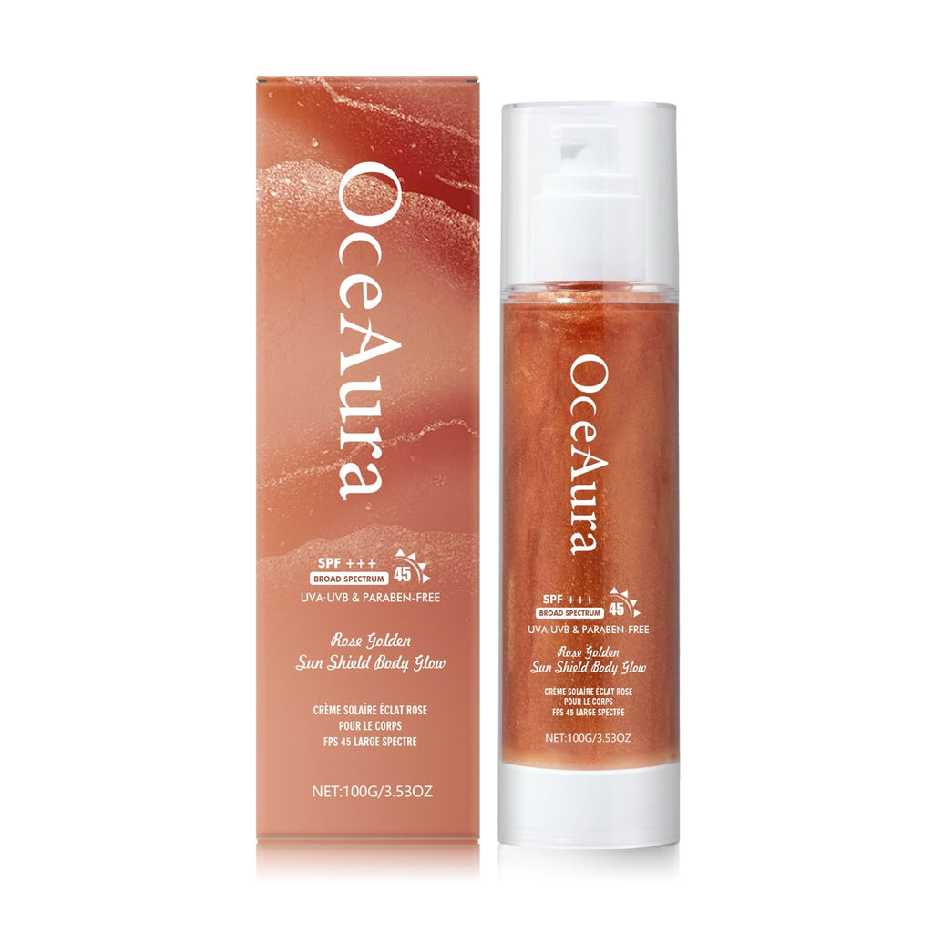 Sun Shield Body Glow Gel – SPF Luminous Protection | Oasis Select SPF Body Gel Oasis Select