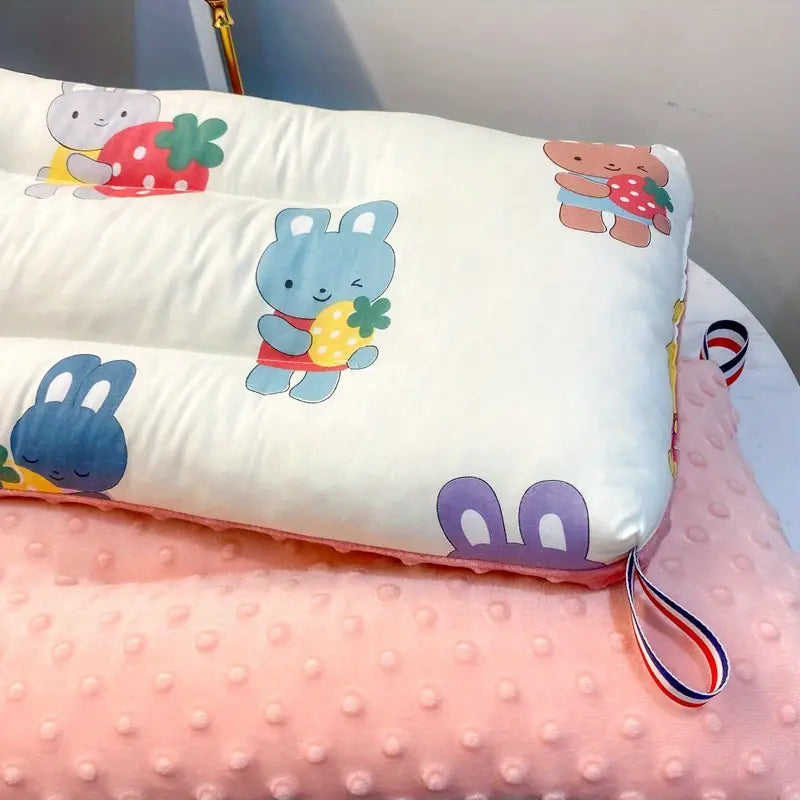 Kids Cartoon Pattern Pillow – Soft Cotton, Ages 3–6 Kids Decorative Pillow Oasis Select