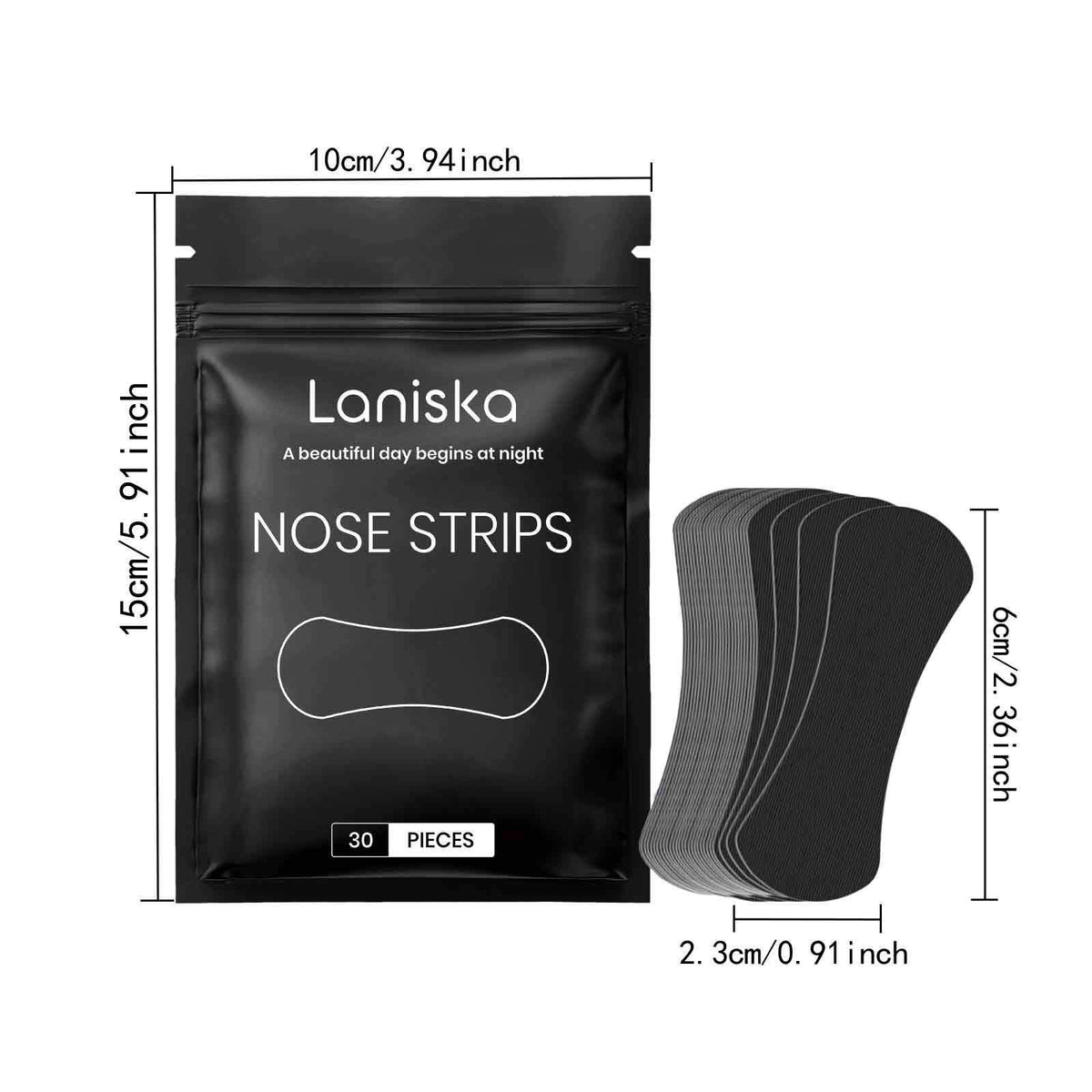 Lavender & Mint Nasal Strips for Better Sleep – 30 Pack Nasal Breathing Strips Oasis Select