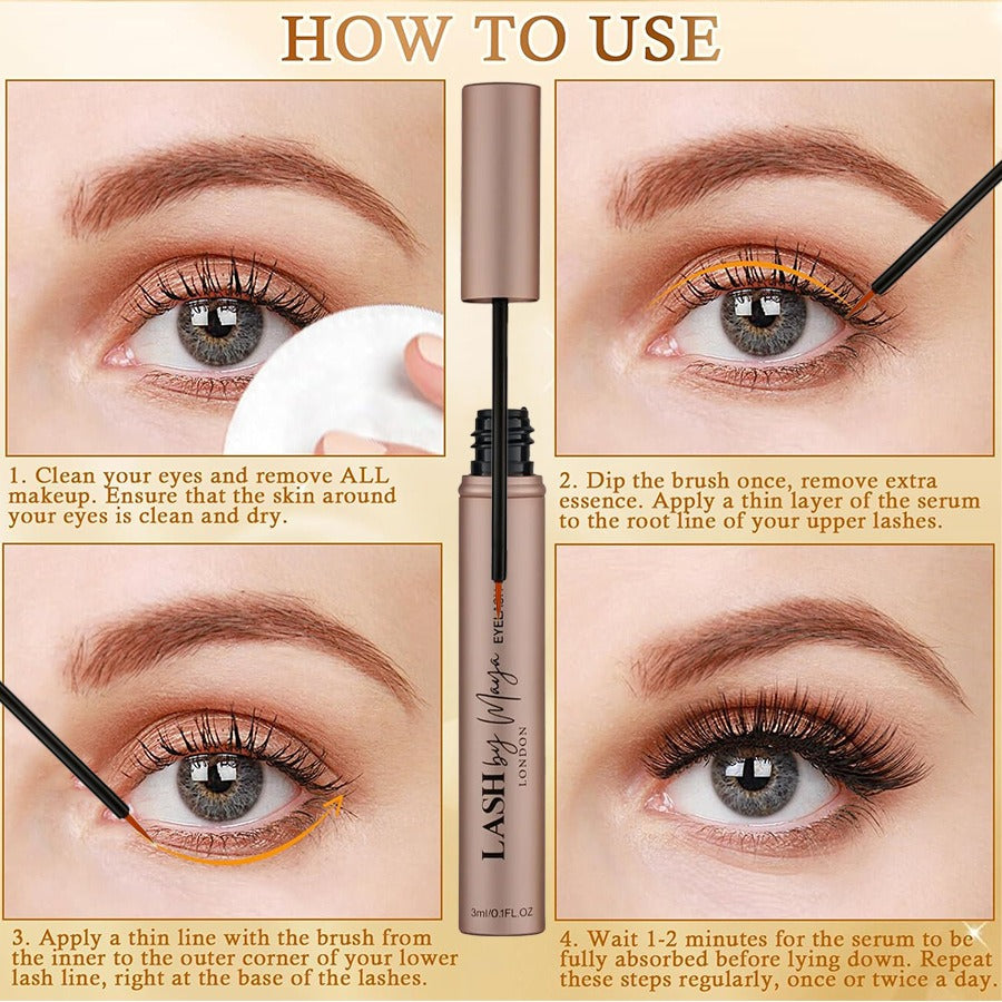 Eyelash Care Nourishing Solution 3ml – Lash Enhancer Serum Eyelash Care Serum Oasis Select