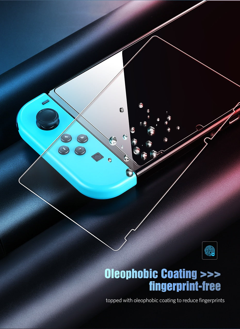 Nintendo Switch 9H Tempered Glass Screen Protector – HD Clear Screen Protector Oasis Select
