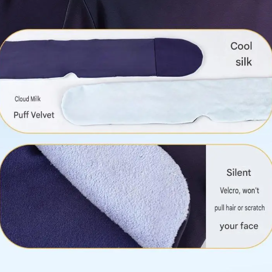 Cooling Light-Blocking Sleep Mask | Soft & Adjustable Cooling Sleep Mask Oasis Select