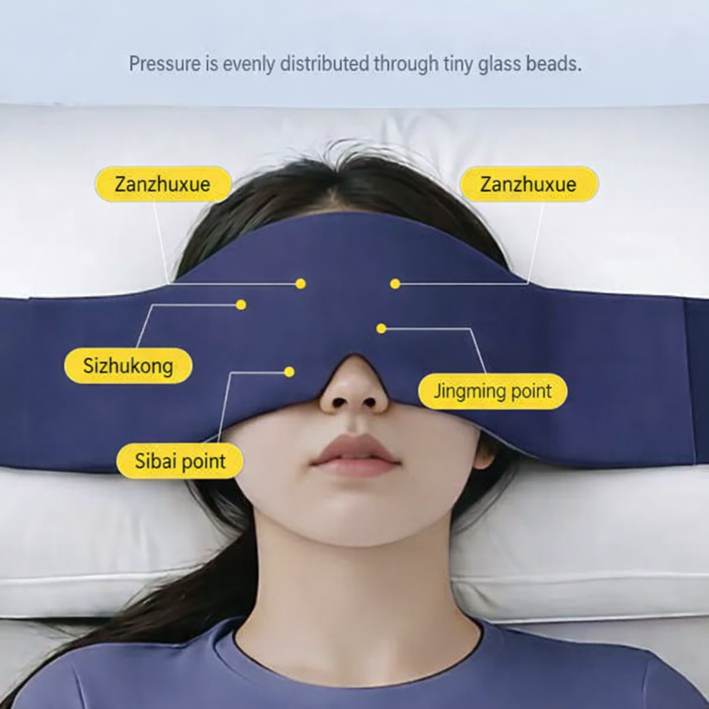 Cooling Light-Blocking Sleep Mask | Soft & Adjustable Cooling Sleep Mask Oasis Select