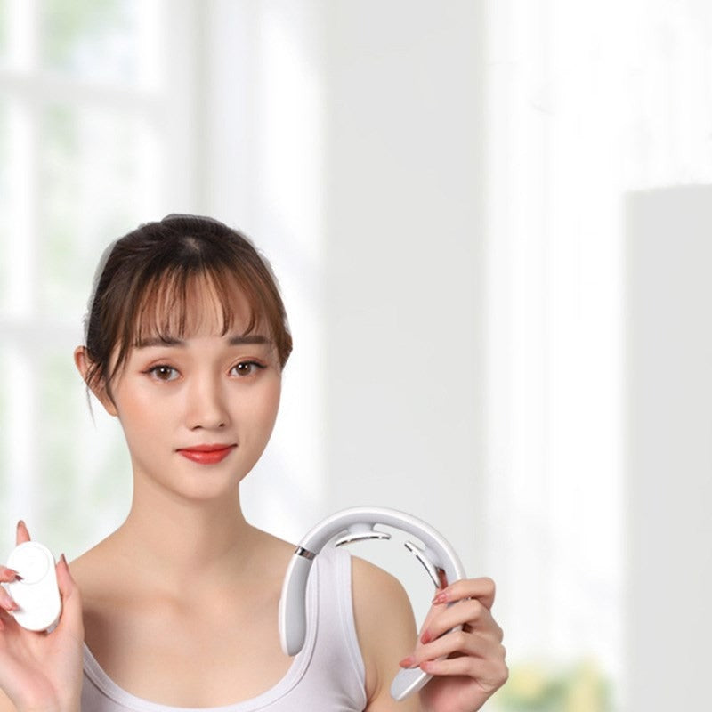 Rechargeable Pulse Neck Massager with Hot Compress | USB Neck Massager Oasis Select