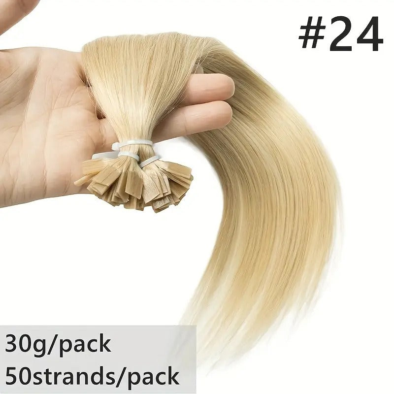 Human Hair Extensions – Natural Straight, All Colors & Lengths Human Hair Extensions Oasis Select Style24 22 Inches