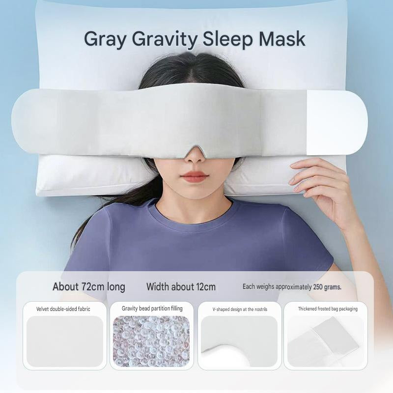 Cooling Light-Blocking Sleep Mask | Soft & Adjustable Cooling Sleep Mask Oasis Select Gray One Size