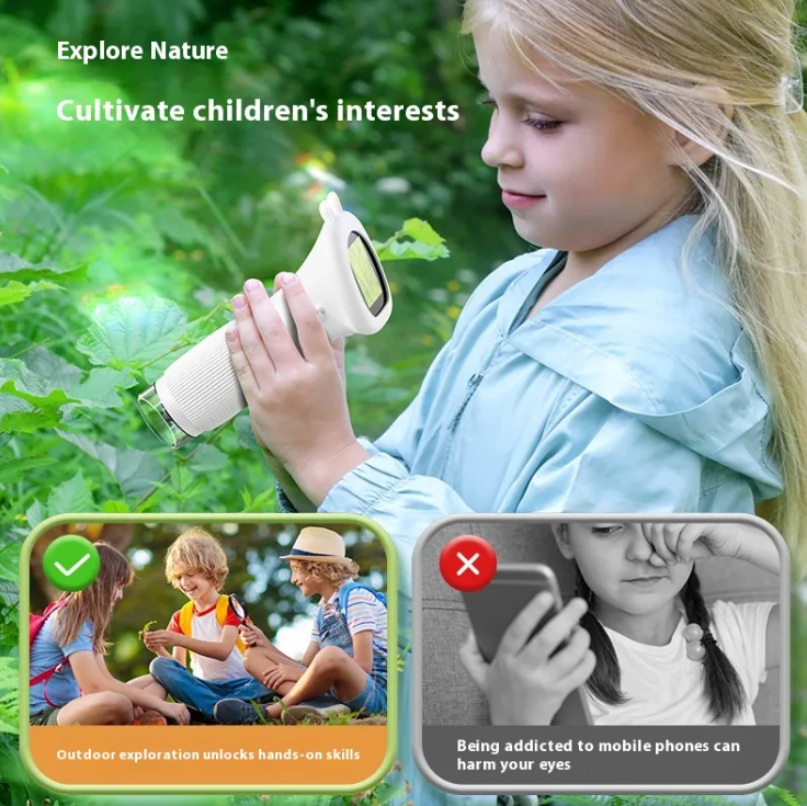 Kids' Portable Science Microscope – STEM Learning Toy Kids Science Microscope Oasis Select