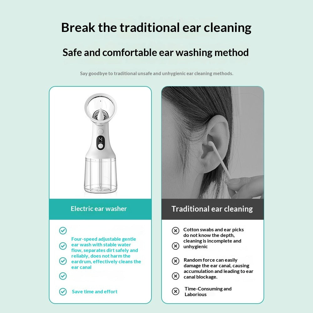 Portable Ear Canal Cleaner – Earwax Removal & Warm Air Dry Ear Canal Cleaner Oasis Select Purple 265mm x 90mm x 90mm
