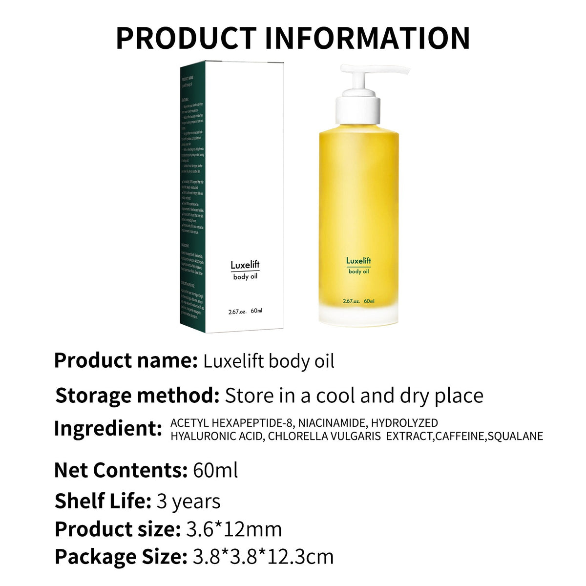 Algae Body Oil – Deep Hydration & Skin Nourishment | 60ml Body Oil Oasis Select