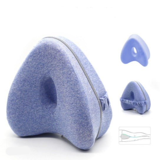 Heart-Shaped Memory Foam Leg Pillow | Better Sleep Support Memory Foam Leg Pillow Oasis Select