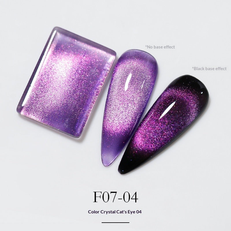 Cat's Eye Gel Polish – Aurora Chameleon Nail Art | 15mL Nail Gel Polish Oasis Select Aurora 04 Style