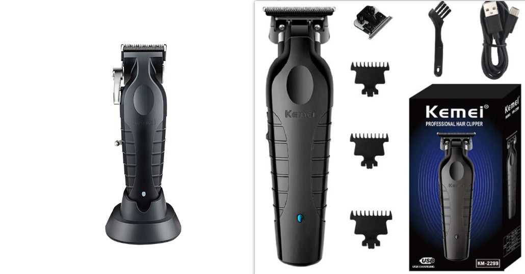 USB Rechargeable Hair Clipper – Engraving Oil Head & Base Hair Clipper Oasis Select Standard Set