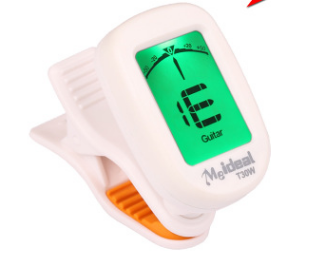 Chromatic Tuner for Guitar, Bass, Violin & Ukulele | ±1 Cent Instrument Tuner Oasis Select white
