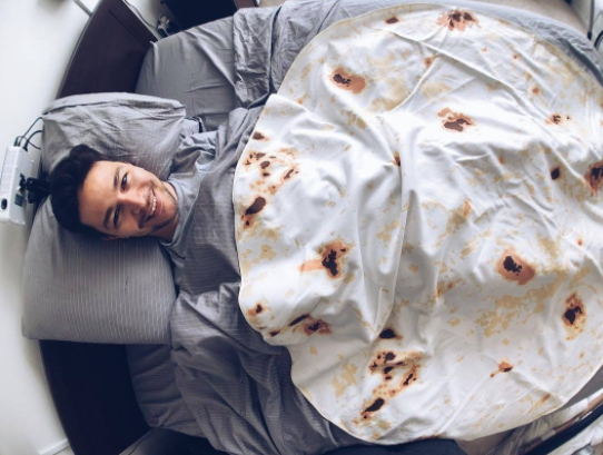 Milk Velvet Burrito Blanket – Soft Cozy Wrap | 3 Sizes Novelty Throw Blanket Oasis Select