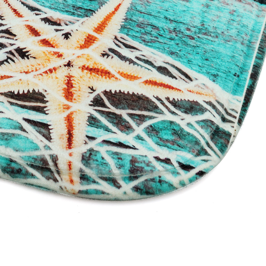 40x60cm Non-Slip Starfish Rug – Kitchen, Bath & Bedroom Mat Non-Slip Floor Mat Oasis Select