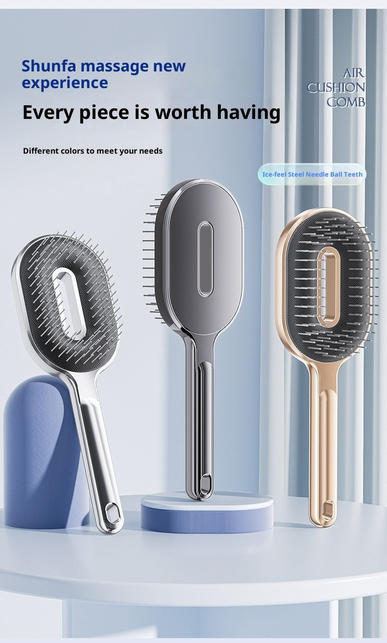 Fluffy Air Cushion Massage Comb – Volume & Detangling Hair Styling Comb Oasis Select