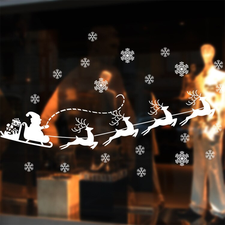 Christmas & New Year Static Cling Window Decorations Window Cling Decorations Oasis Select Santa Claus