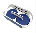 Multifunctional Bathroom & Kitchen Storage Box Organizer Bathroom Storage Rack Oasis Select Blue