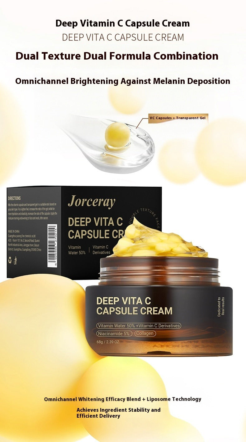 Vitamin C Capsule Cream – Deep Hydration Moisturizer 68g Facial Moisturizer Cream Oasis Select