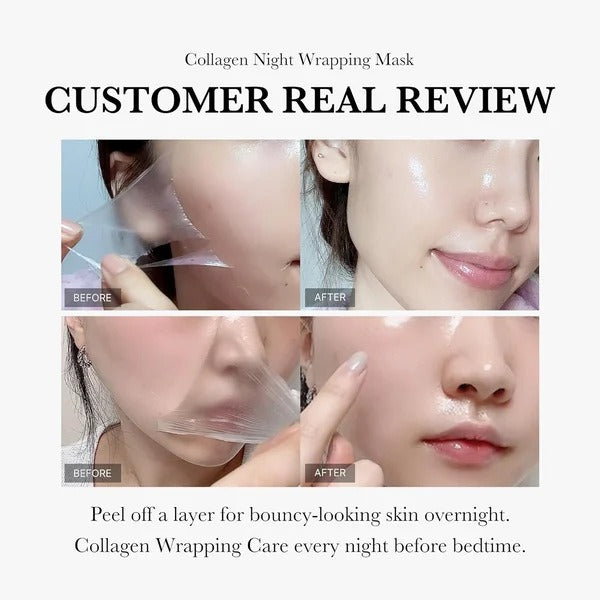 Collagen Night Wrapping Face Mask – Firming & Hydrating Collagen Night Mask Oasis Select