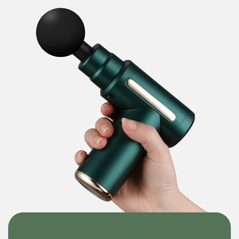 USB Mini Massage Gun with LED Display & 4 Heads Percussion Massage Gun Oasis Select