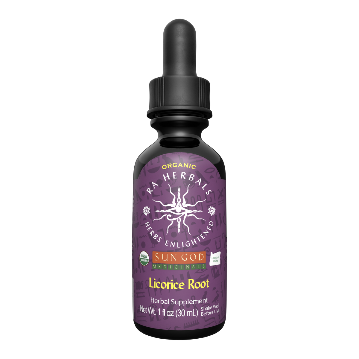 Organic Licorice Root Tincture | Ra Herbals Herbal Extract Herbal Root Tincture Oasis Select