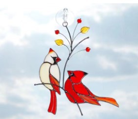 Alloy Double-Sided Oil Drip Bird Hanging Wall Decoration