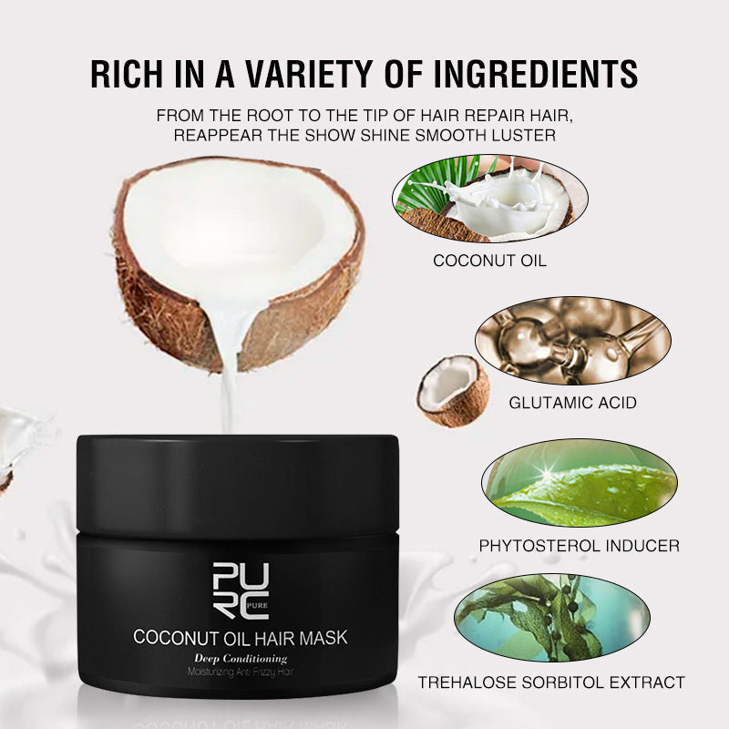 Anti-Shedding Smoothing Hair Mask – Frizz Control & Moisture Hair Mask Treatment Oasis Select