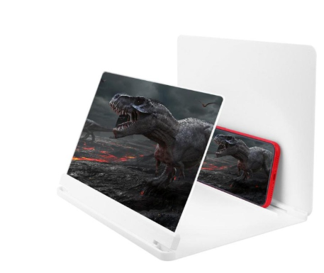 12-Inch Foldable Phone Screen Magnifier | HD Home Theater Phone Screen Magnifier Oasis Select White