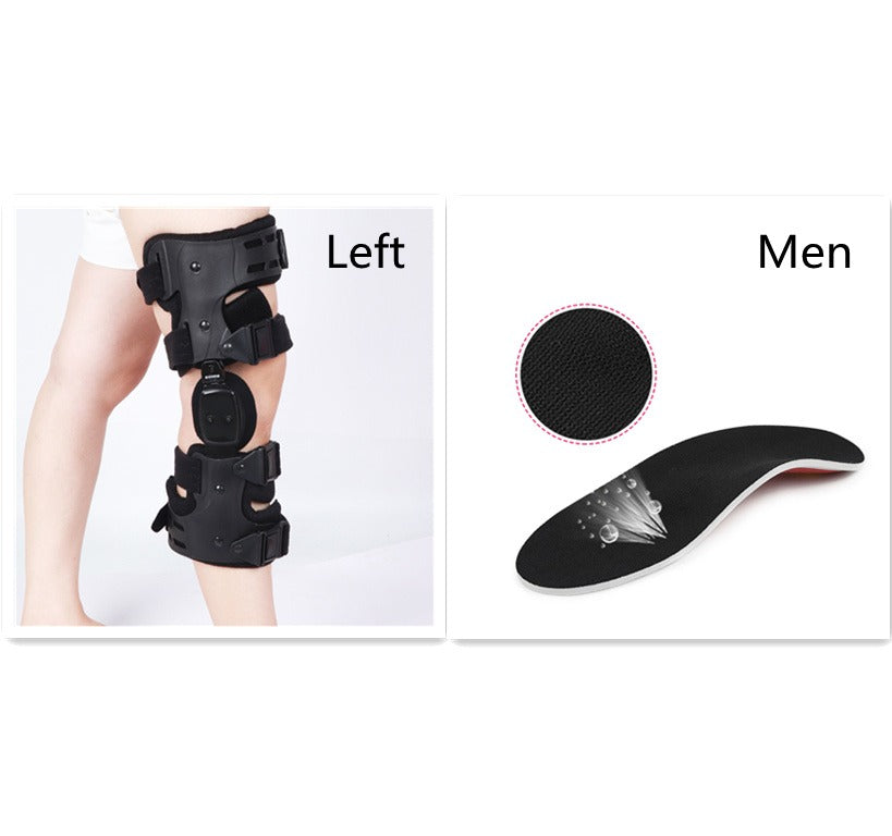 Lightweight Unilateral Knee Brace – Breathable Joint Support Knee Support Brace Oasis Select Black set Left