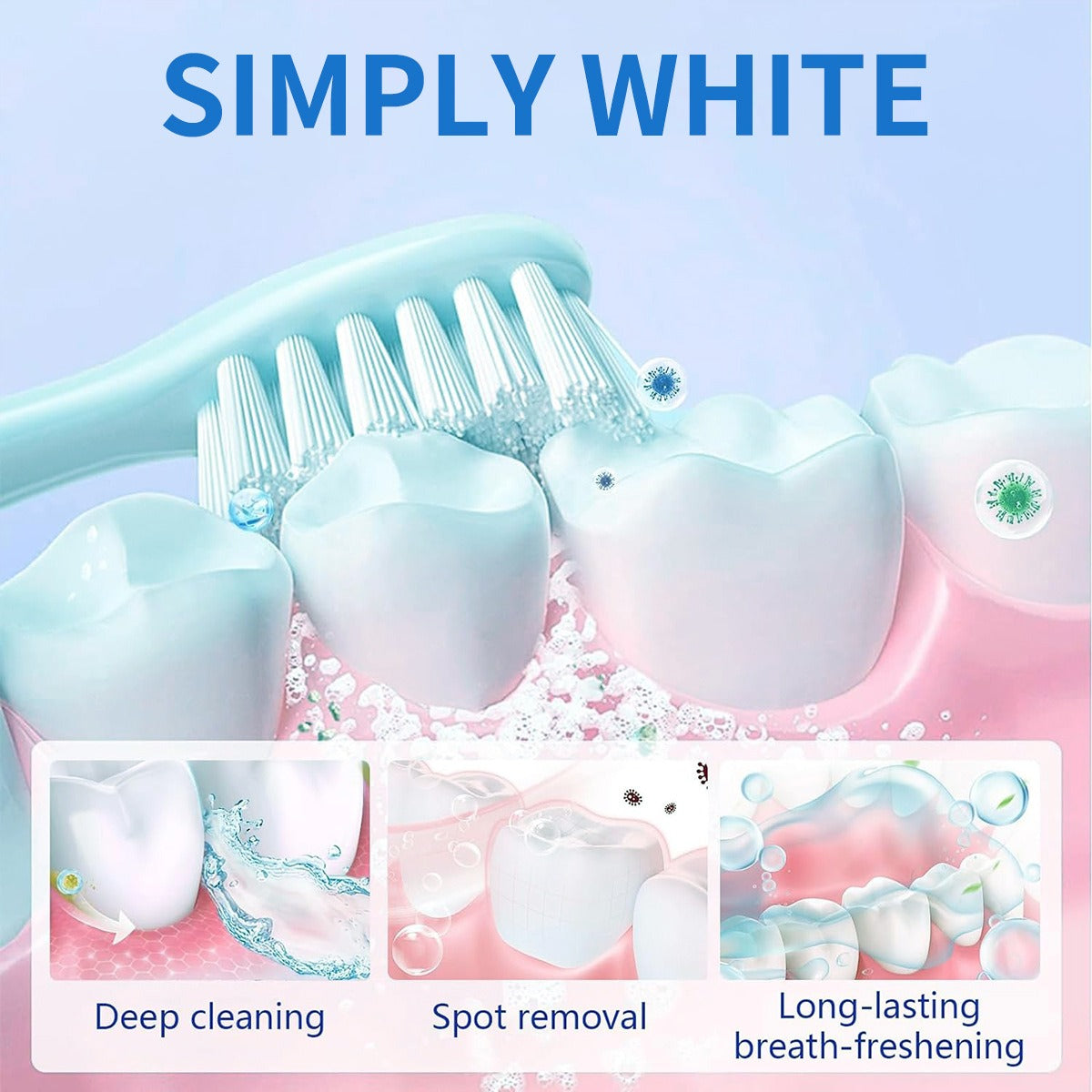 Teeth Whitening Brightening Powder | Daily Oral Care Teeth Whitening Powder Oasis Select